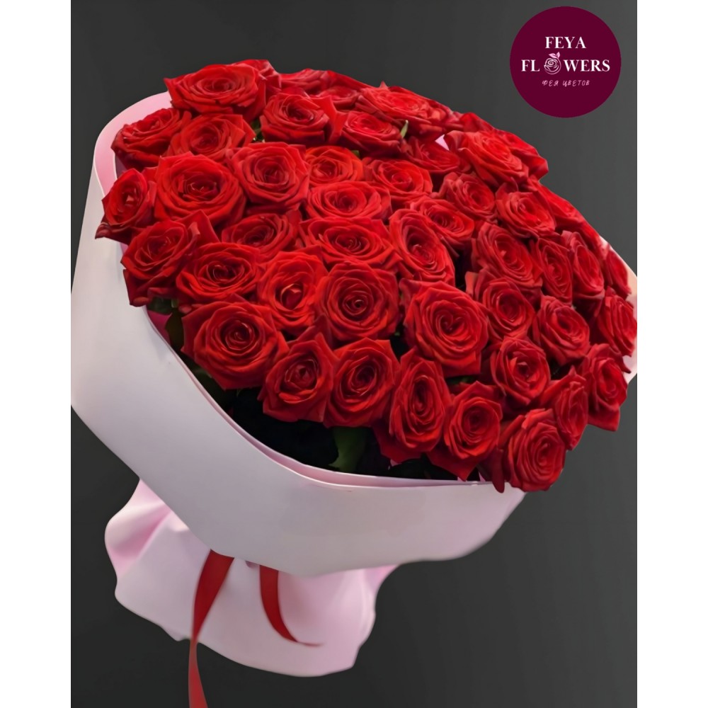 Букет из 51 красных роз